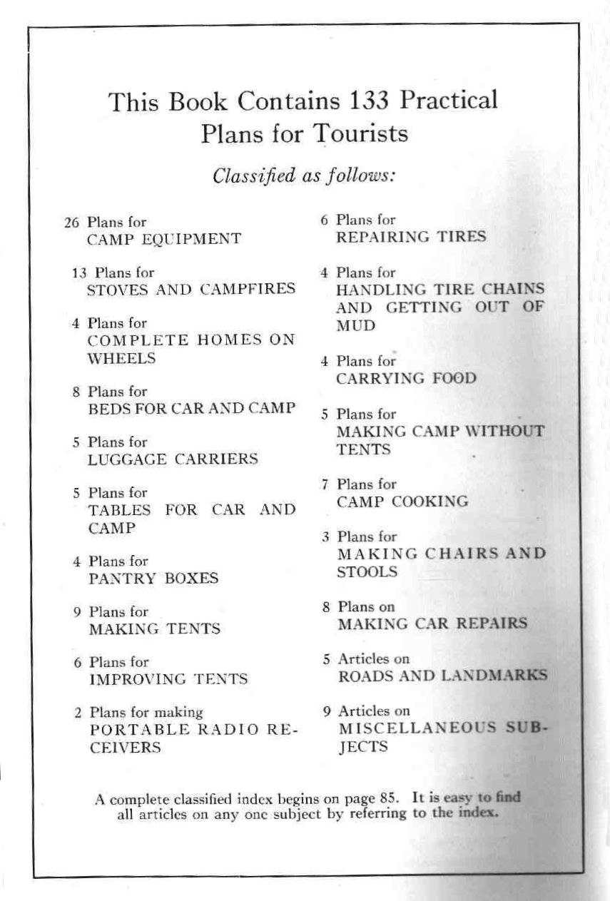 1924 Popular Mechanics Auto Tourist Handbook Page 48